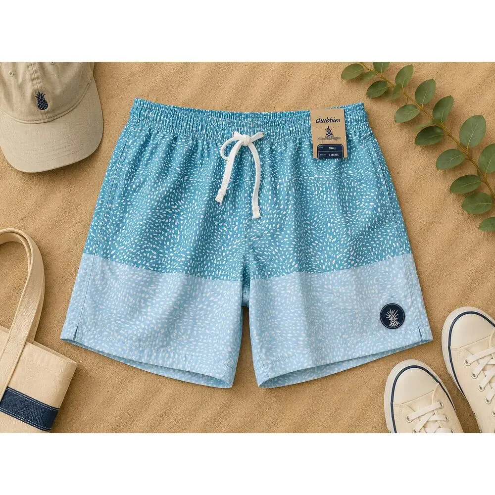 NWT Chubbies Men's The Whale Sharks 7